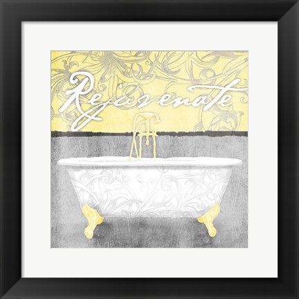 Framed Yellow Rejuvenate Print