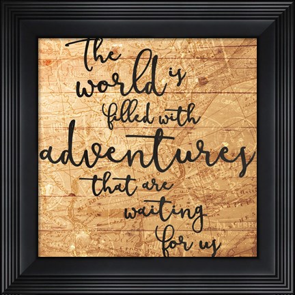 Framed Adventures Print