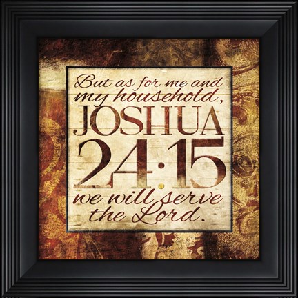 Framed We Will Serve Print