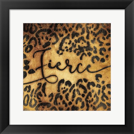 Framed Fierce Animal Print