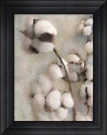 Framed Sprays of Cotton 2 Print