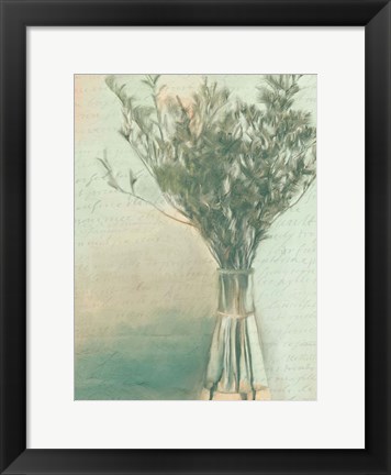 Framed Spring Greens Print