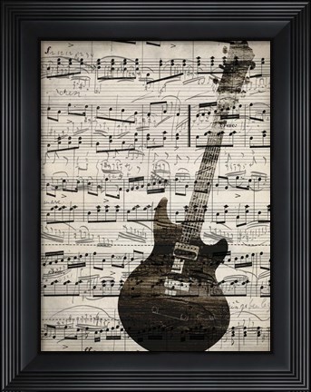 Framed Music Sheets 3 Print