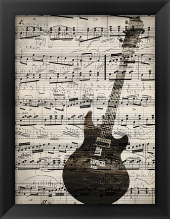 Framed Music Sheets 3 Print