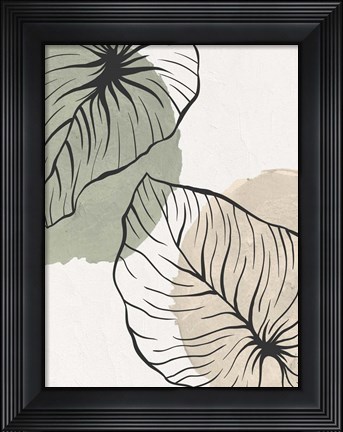 Framed Palm Organics 1 Print
