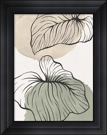 Framed Palm Organics 2 Print