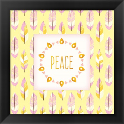 Framed Boho Peace Print