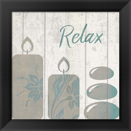 Framed Relaxing Meditation Print