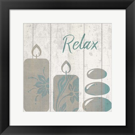 Framed Relaxing Meditation Print