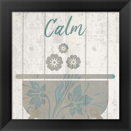 Framed Calming Meditation Print