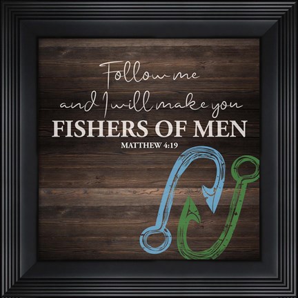 Framed Fishers Of Men Print