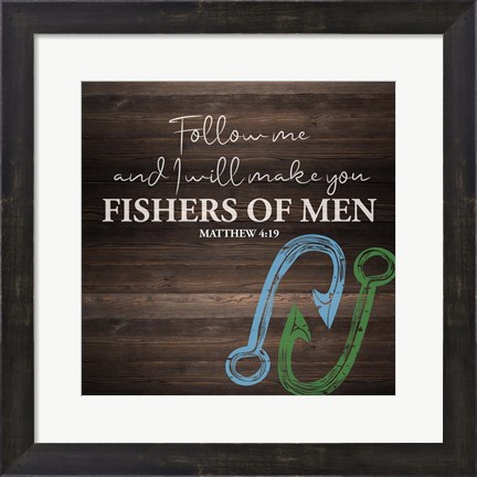 Framed Fishers Of Men Print