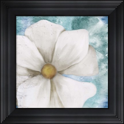 Framed On Teal 1 Print