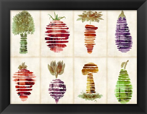 Framed Veggies Print