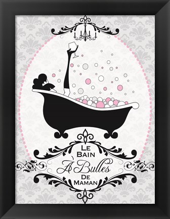 Framed Mommy&#39;s Bubble Bath 06 Print