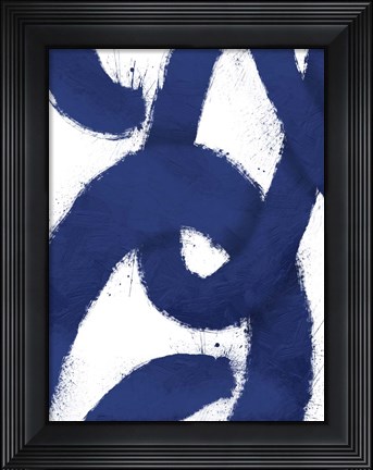 Framed Paint Scribble 1 Print