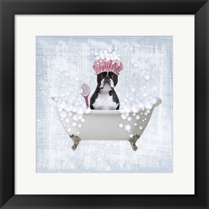 Framed Bath Time Bubbles 2 Print