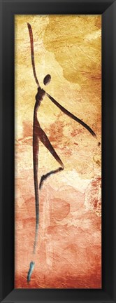 Framed Harmonious Dancer Three Print