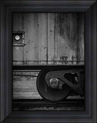 Framed Side Train Print