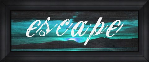 Framed Escape Print