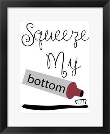 Framed Squeeze Me Print