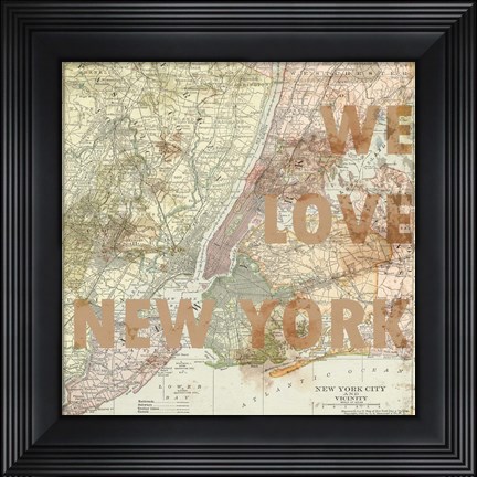 Framed New York City Print