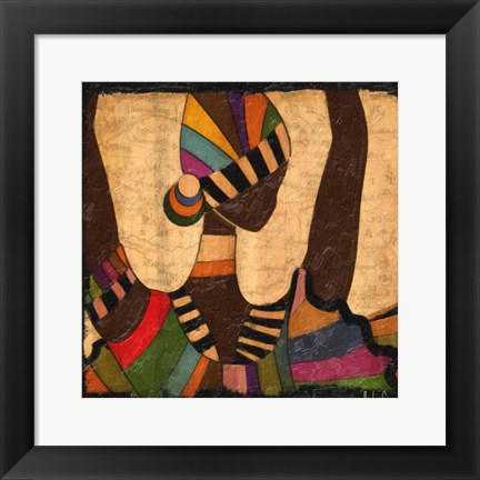 Framed Ethnic Elegance II Print