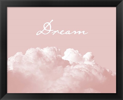 Framed Blush Pink Dream Print