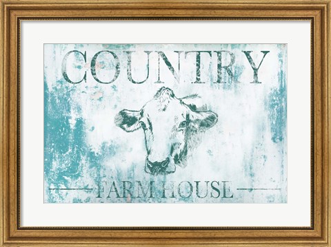 Framed Farm House Print