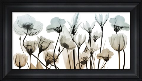 Framed Sandy Floral Breeze 1 Print