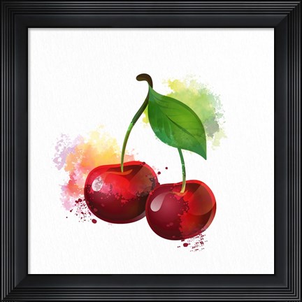 Framed Fruit 2 Print