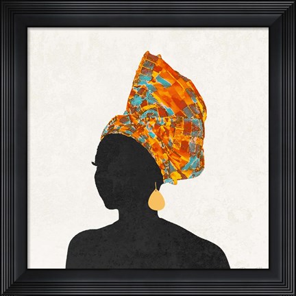 Framed Kente 4 Print