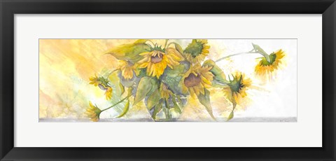 Framed Sun Kissed Sunflowers Print