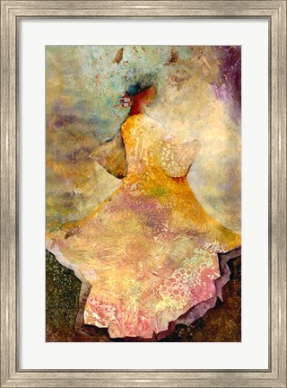 Framed Flourished Dancer 2 Print
