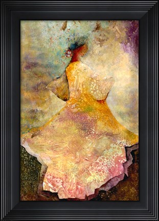 Framed Flourished Dancer 2 Print