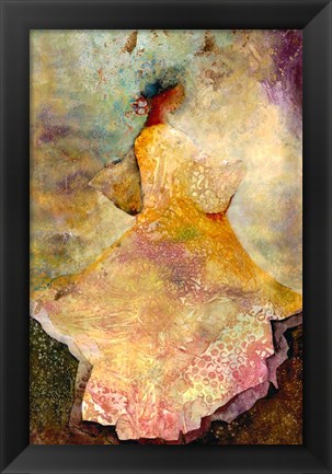 Framed Flourished Dancer 2 Print