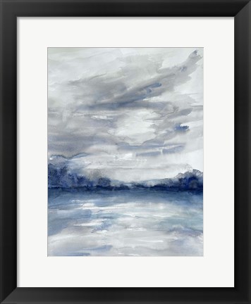 Framed Stormy Shores 1 Print