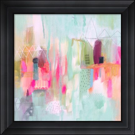 Framed Vibrant Spring 1 Print