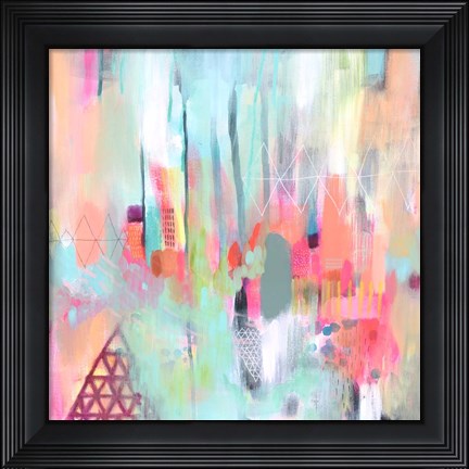 Framed Vibrant Spring 2 Print