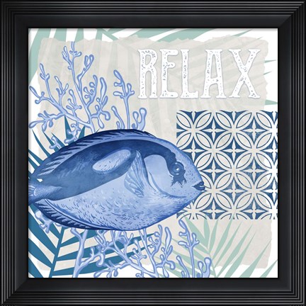 Framed Under the Sea 1 Print