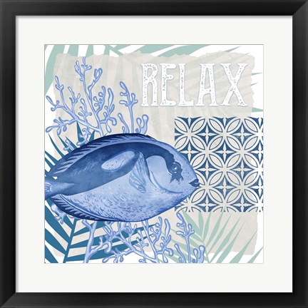 Framed Under the Sea 1 Print