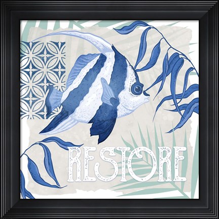 Framed Under the Sea 3 Print