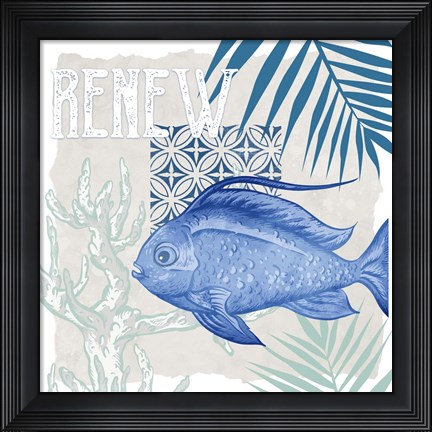 Framed Under the Sea 4 Print