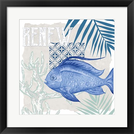 Framed Under the Sea 4 Print