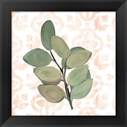 Framed Pattern Branch 1 Print