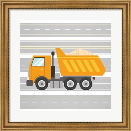 Framed On the Road 3 Print