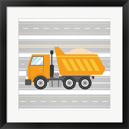 Framed On the Road 3 Print