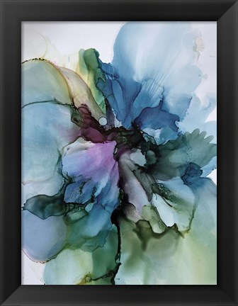 Framed Floral Vibrant 1 Print