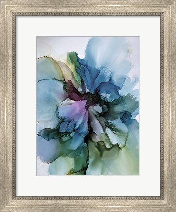 Framed Floral Vibrant 1 Print