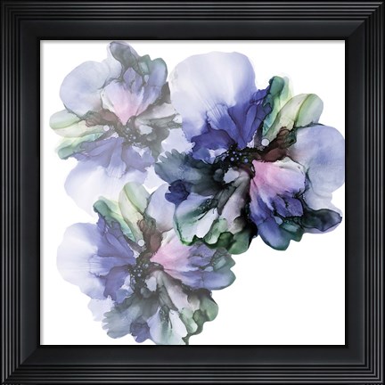 Framed Vibrant Floral Trio Print